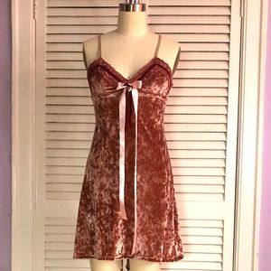 Crushed Velvet Baby Doll Dress